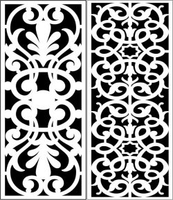 Design Pattern Panel Screen 6205 For Laser Cut Cnc Free Vector File