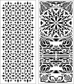 Design Pattern Panel Screen 6206 For Laser Cut Cnc Free Vector File