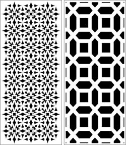 Design Pattern Panel Screen 6243 For Laser Cut Cnc Free Vector File
