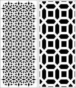 Design Pattern Panel Screen 6243 For Laser Cut Cnc Free DXF File