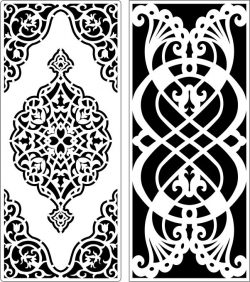 Design Pattern Panel Screen 6247 For Laser Cut Cnc Free Vector File