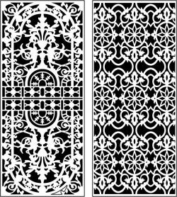 Design Pattern Panel Screen 6248 For Laser Cut Cnc Free Vector File