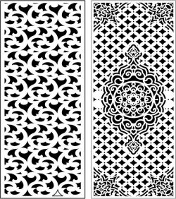 Design Pattern Panel Screen 6249 For Laser Cut Cnc Free Vector File