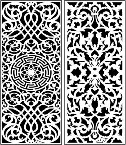 Design Pattern Panel Screen 6311 For Laser Cut Cnc Free DXF File