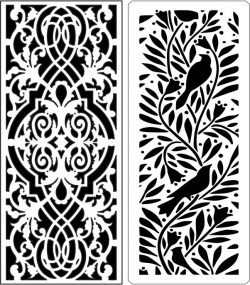Design Pattern Panel Screen 6312 For Laser Cut Cnc Free DXF File