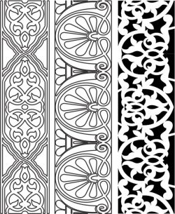 Design Pattern Woodcarving 6152 For Laser Cut Cnc Free Vector File