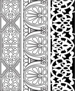 Design Pattern Woodcarving 6152 For Laser Cut Cnc Free DXF File