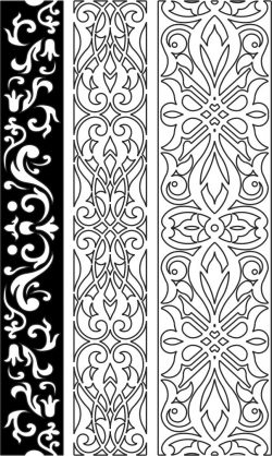 Design Pattern Woodcarving 6153 For Laser Cut Cnc Free Vector File