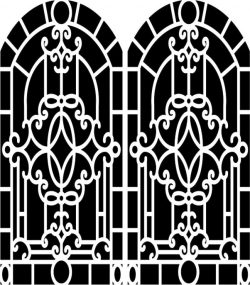 Design Pattern Woodcarving 6157 For Laser Cut Cnc Free Vector File