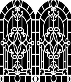 Design Pattern Woodcarving 6157 For Laser Cut Cnc Free DXF File