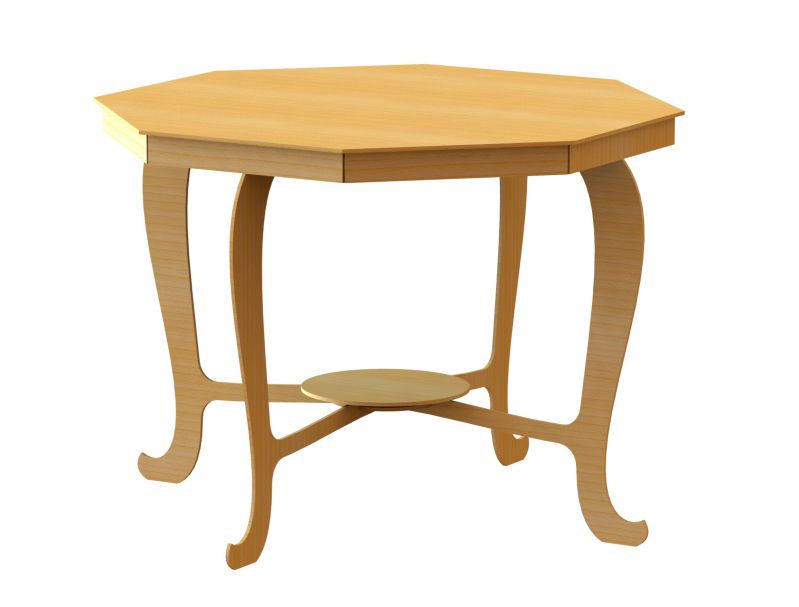 Dining Table (2) Free DXF File