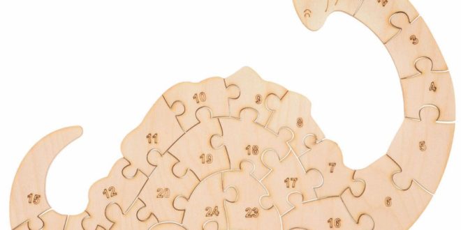 Dino Puzzle Laser Cut Layout Template Free Vector File