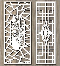 Divider Seamless Floral Floral Lattice Stencil Panel For Laser Cut Free Vector File