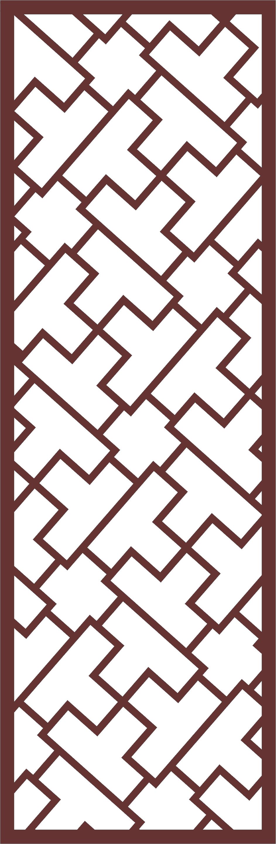 Divider Seamless Floral Jali Design For Laser Cut Free Vector File