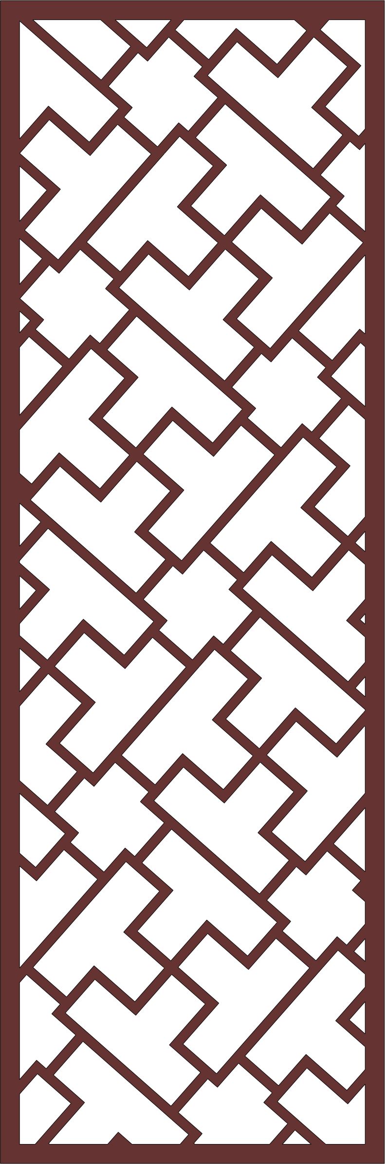 Divider Seamless Lattice Design For Laser Cut Free Vector File