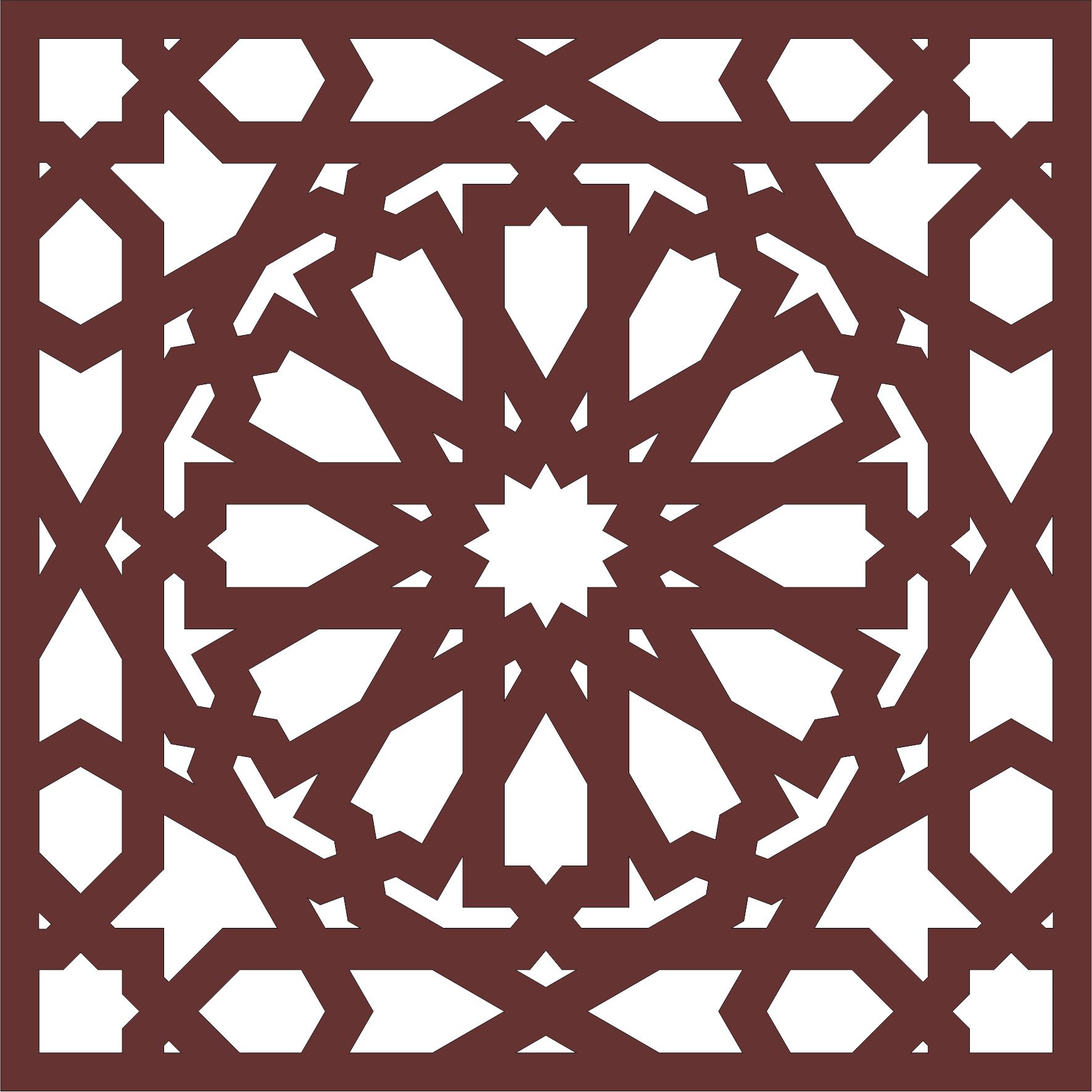 Divider Seamless Lattice Pattern For Laser Cut Free Vector File