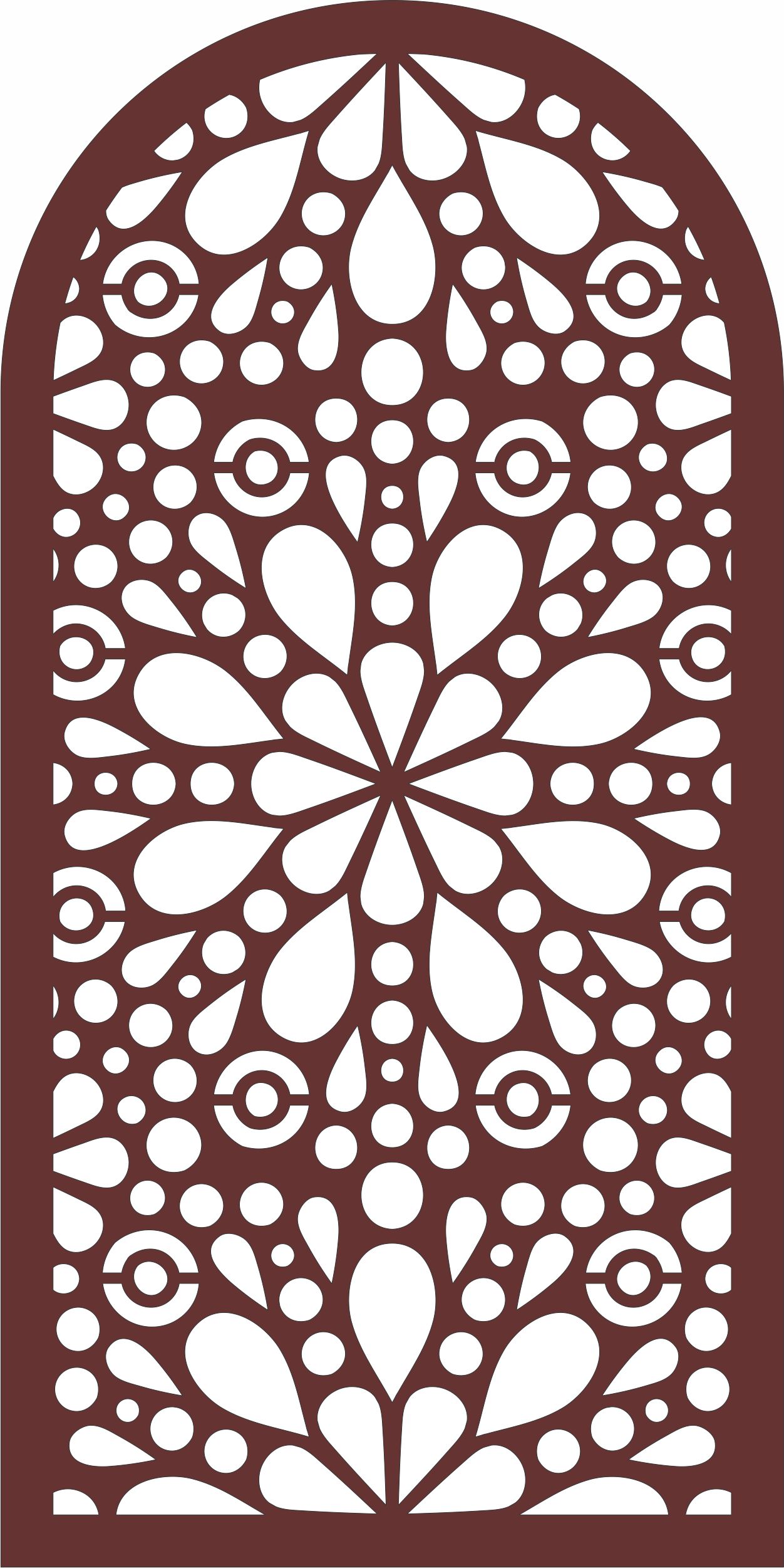 Drawing Room Decorative Screen Design For Laser Cut Free Vector File