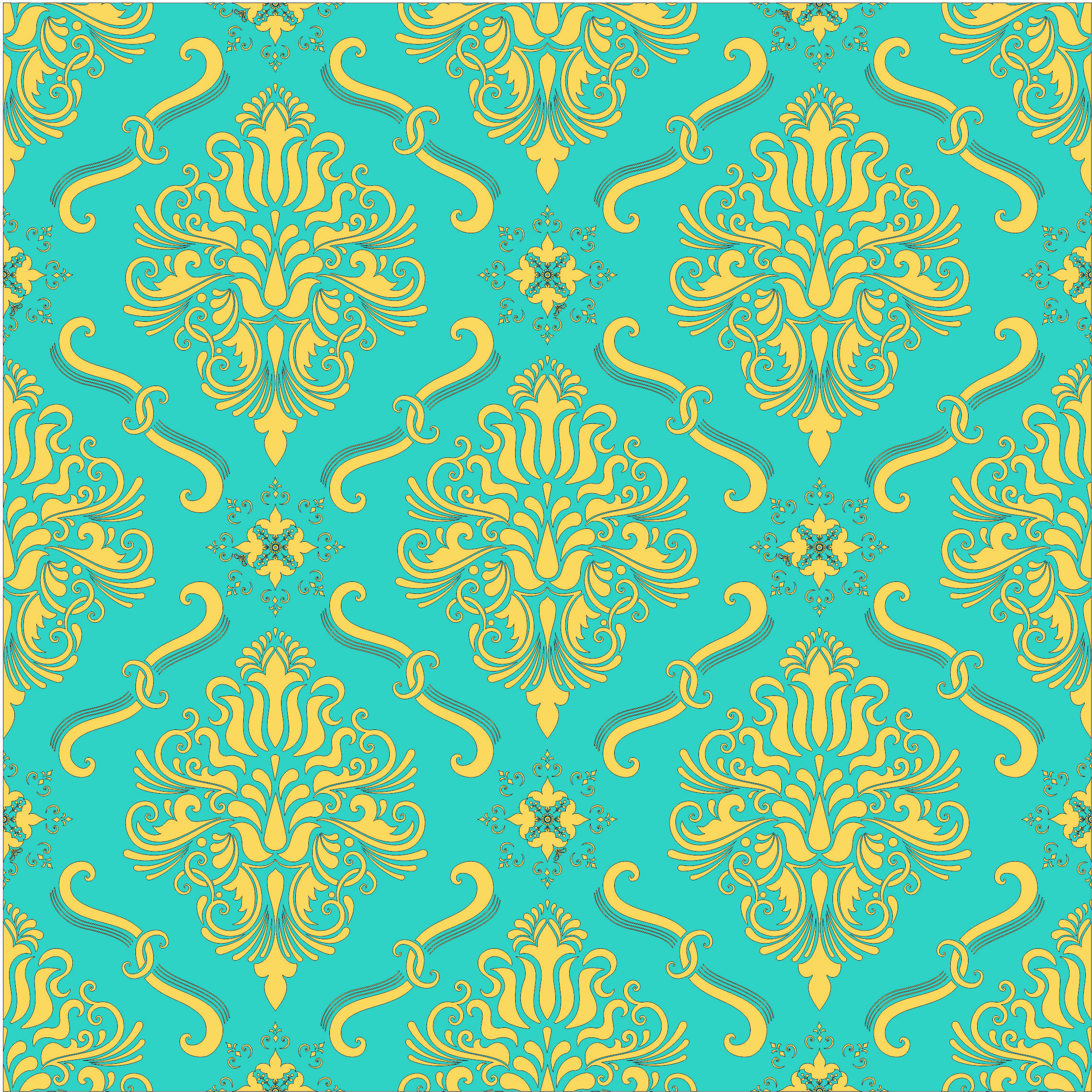 Drawing Room Floral Lattice Stencil Floral Seamless For Laser Cut Free Vector File