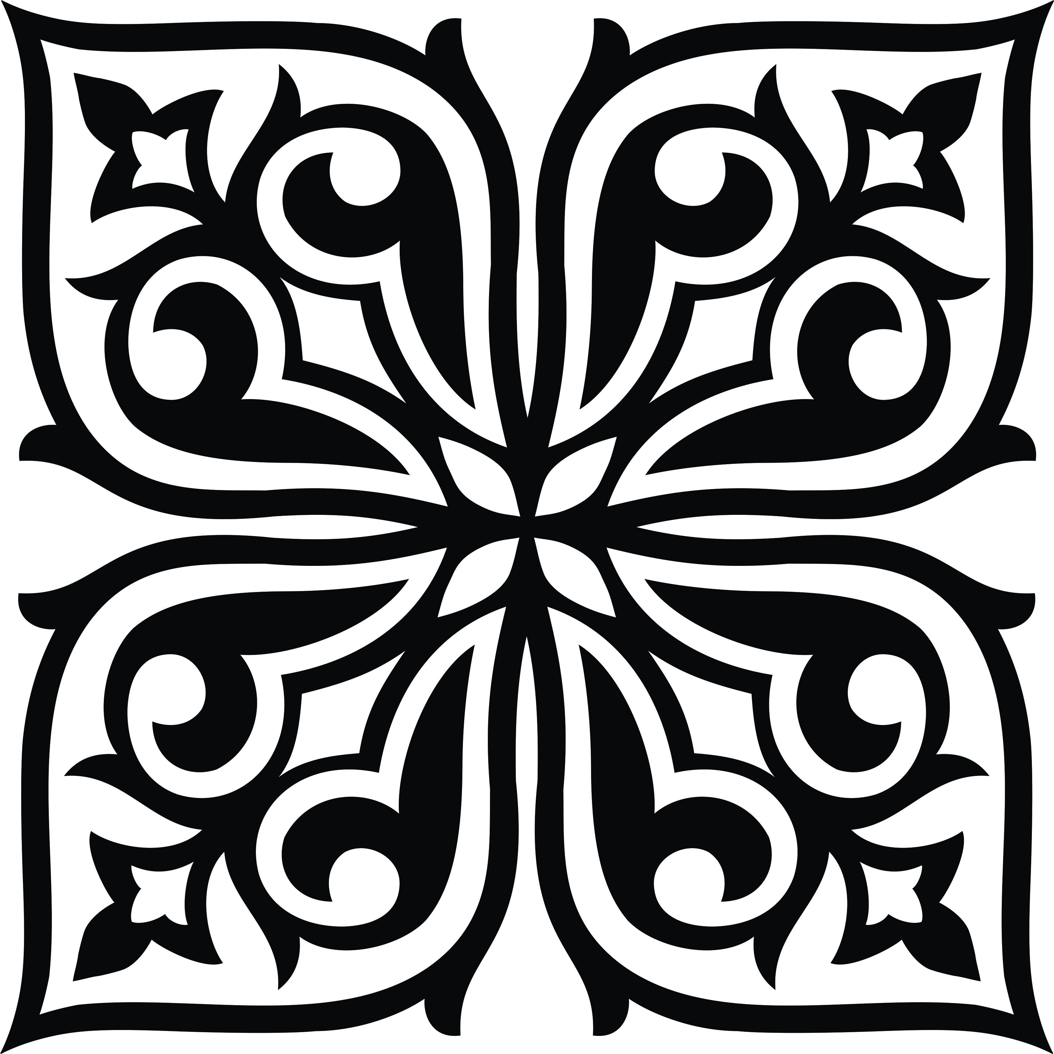 Drawing Room Floral Lattice Stencil Separator Seamless For Laser Cut Free Vector File