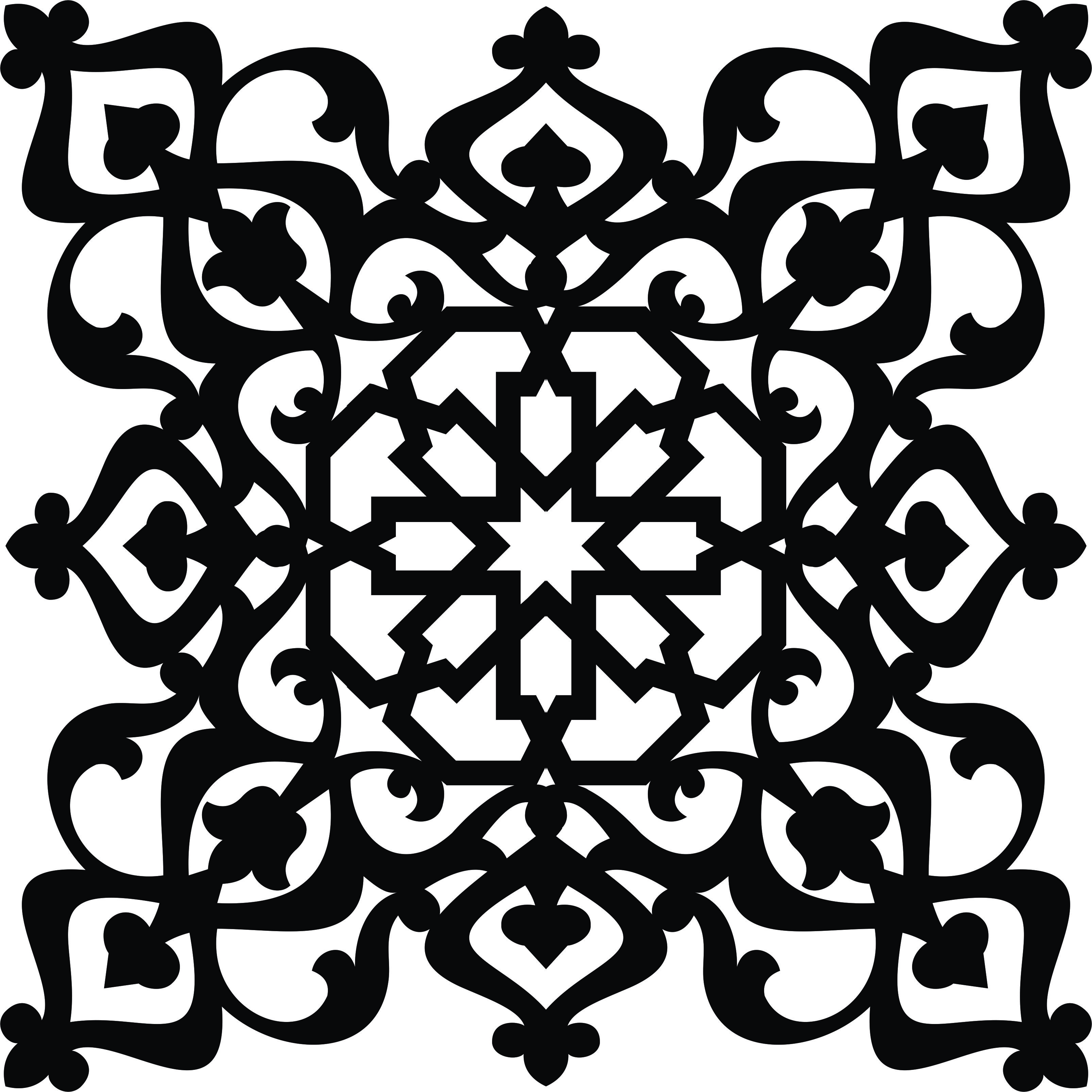 Drawing Room Floral Lattice Stencil Separator Seamless Panel For Laser Cut Free Vector File