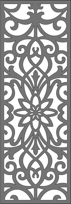 Drawing Room Jali Floral Seamless For Laser Cut Free Vector File