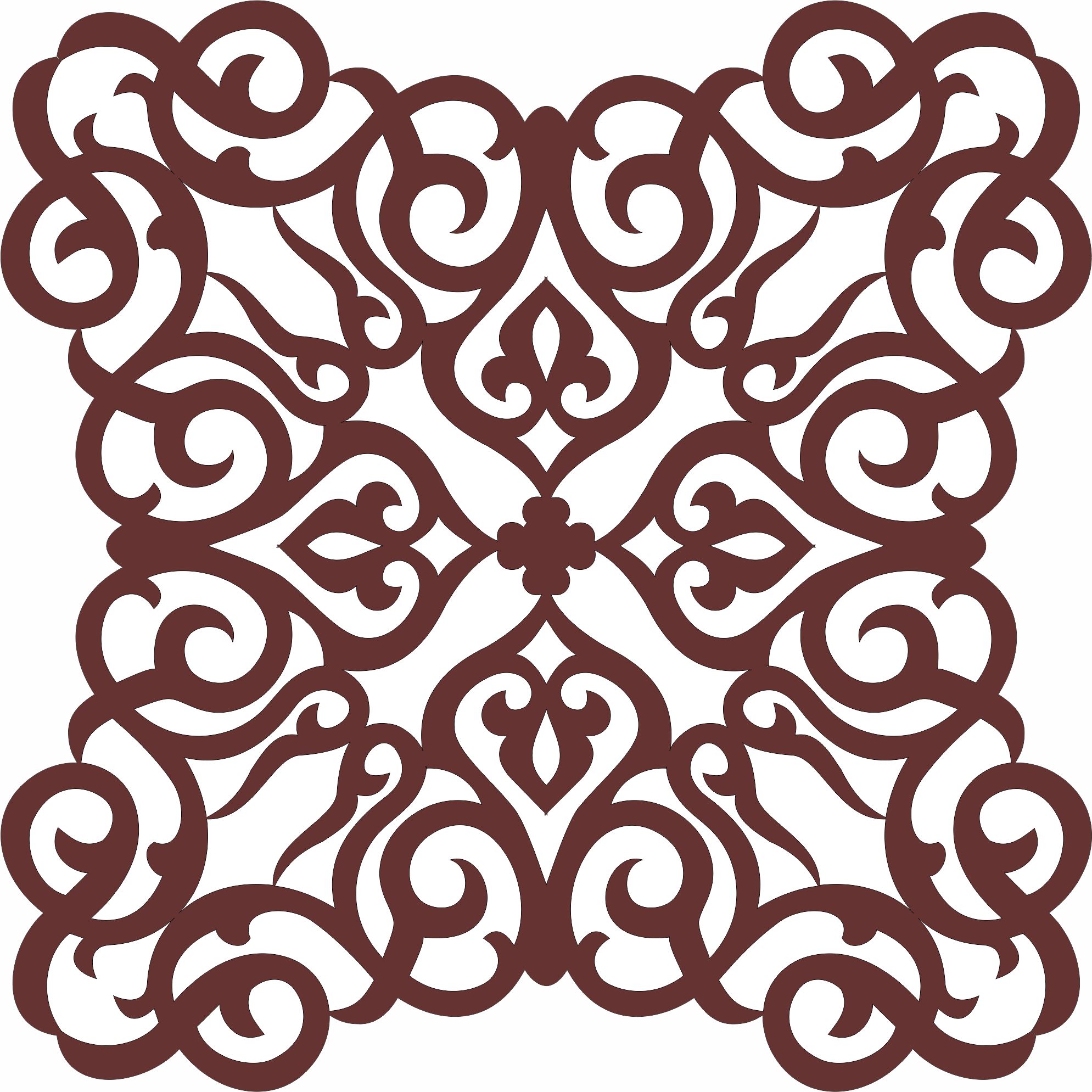 Drawing Room Jali Seamless Design For Laser Cut Free Vector File