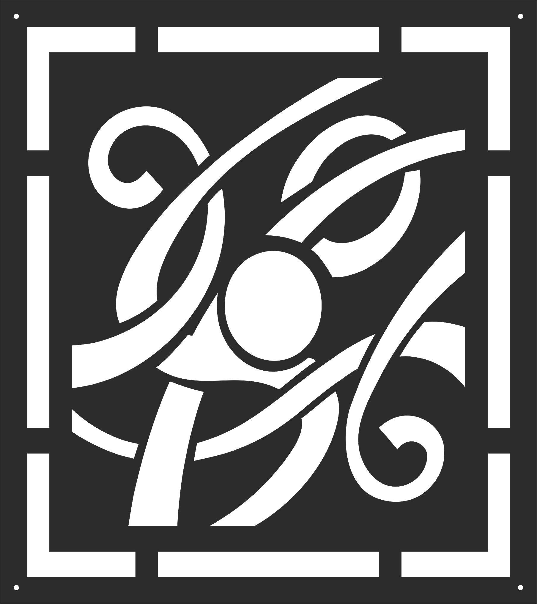 Drawing Room Screen Seamless Design For Laser Cut Free Vector File