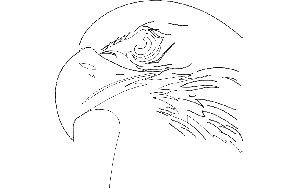 Eagle Head Free DXF File
