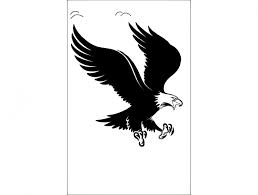 Eagle Silhouette Kartal 1 1 Free DXF File