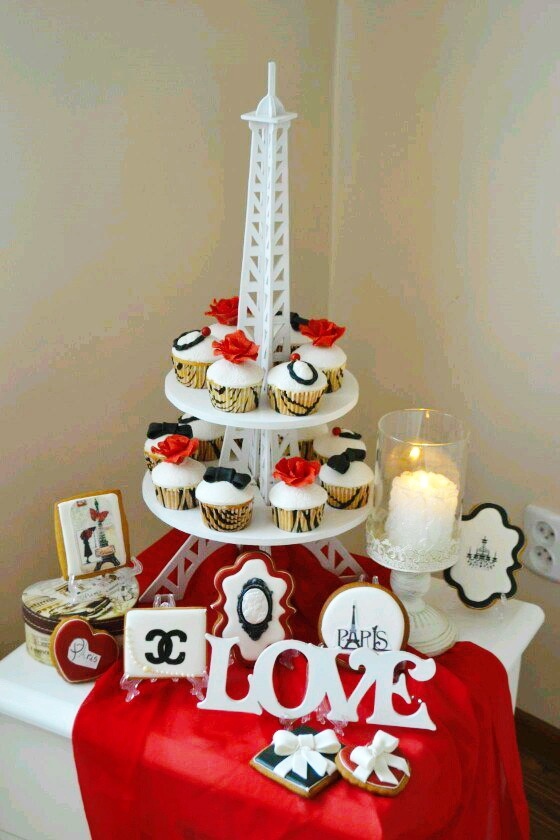 Eiffel Tower Cupcake Stand For Laser Cut Free Vector File