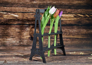 Eiffel Tower Flower Holder Free Vector File