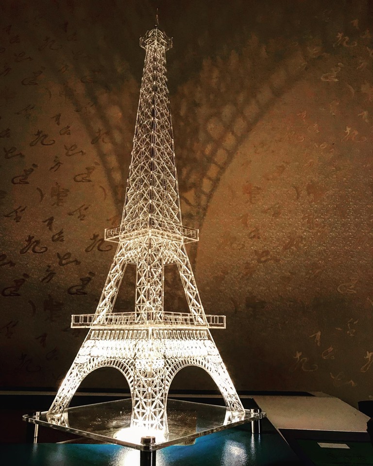 Eiffel Tower Template In 5 Sizes For Laser Cut Free Vector File