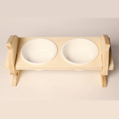 Elevated Cat Bowl Stand For Laser Cutting Free Vector File