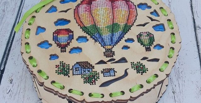Embroidered Box For Laser Cut Free Vector File