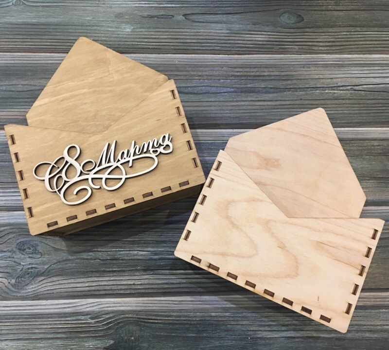 Envelope Gift Box For Laser Cut Free DXF File