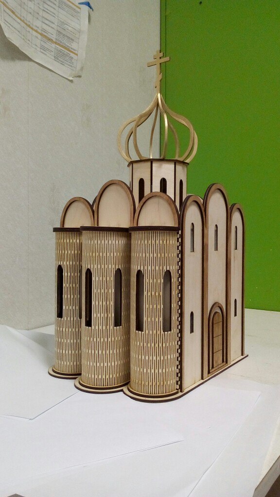 Excellent Layout Of The Church Of The Intercession On The Nerl For Laser Cutting Free Vector File