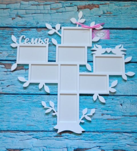Family Tree Photo Frames For Laser Cutting Free Vector File