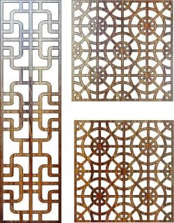 Feng Shui Bulkhead For Laser Cut Cnc Free Vector File