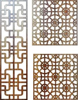 Feng Shui Bulkhead For Laser Cut Cnc Free Vector File