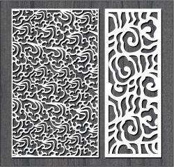 Fire Smoke Pattern Design For Laser Cut Cnc Free Vector File