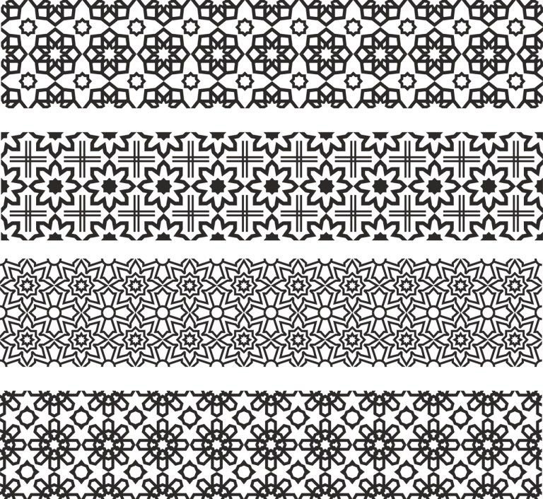 Floral Ornament Pattern Drawings And Layouts For Laser Cutting Free Vector File