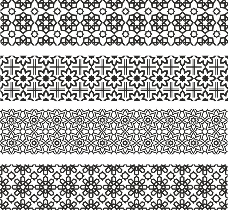 Floral Ornament Patterns For Laser Cut Free Vector File