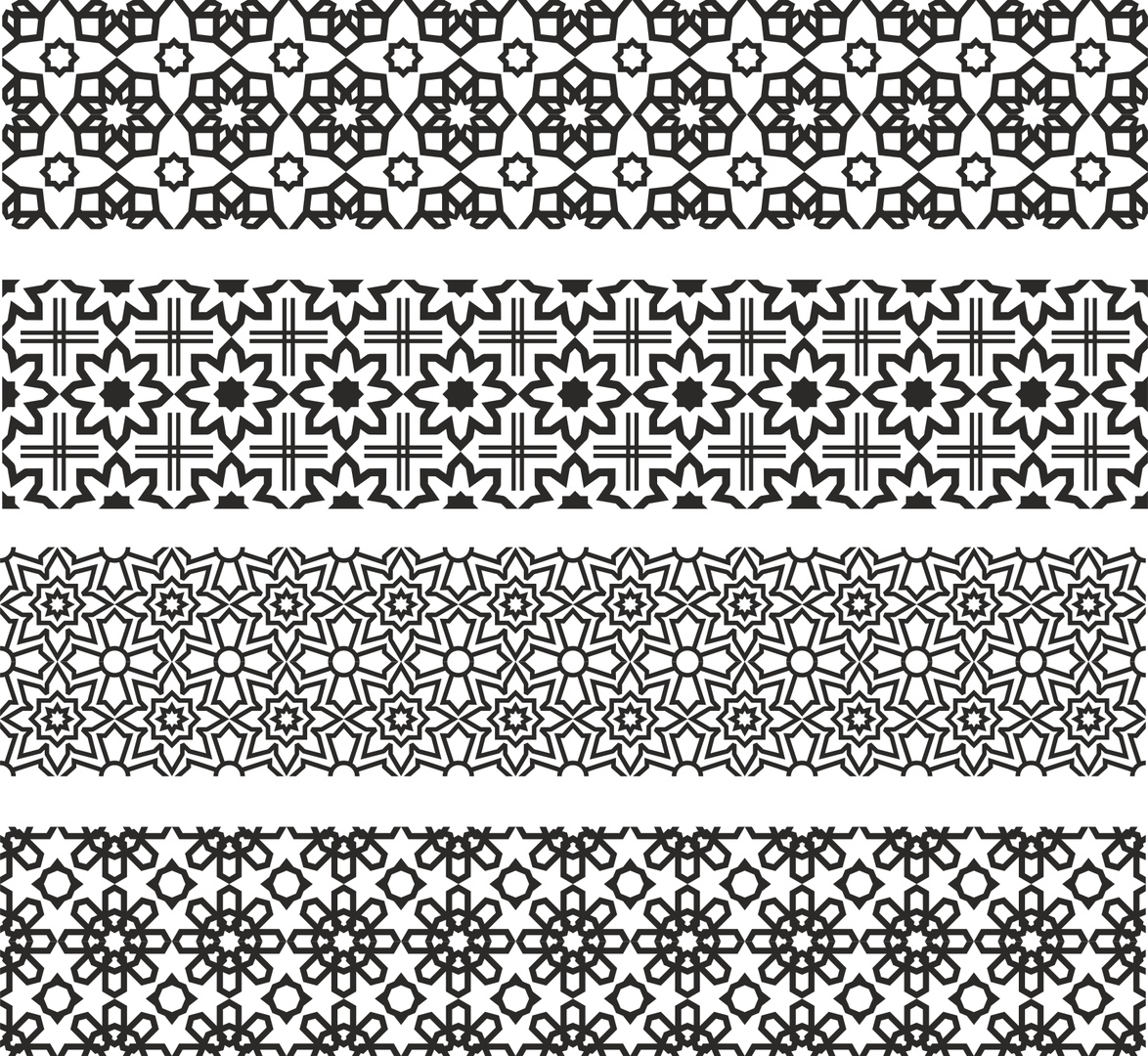 Floral Ornament Patterns Free Vector File