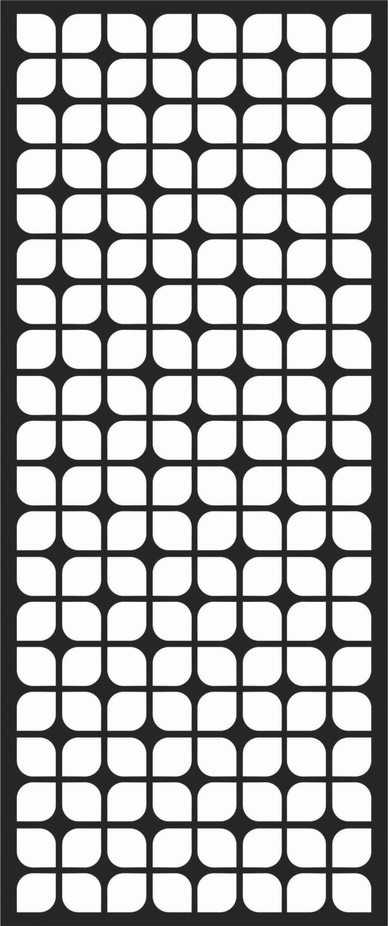 Floral Screen Patterns Design 17 Free DXF File