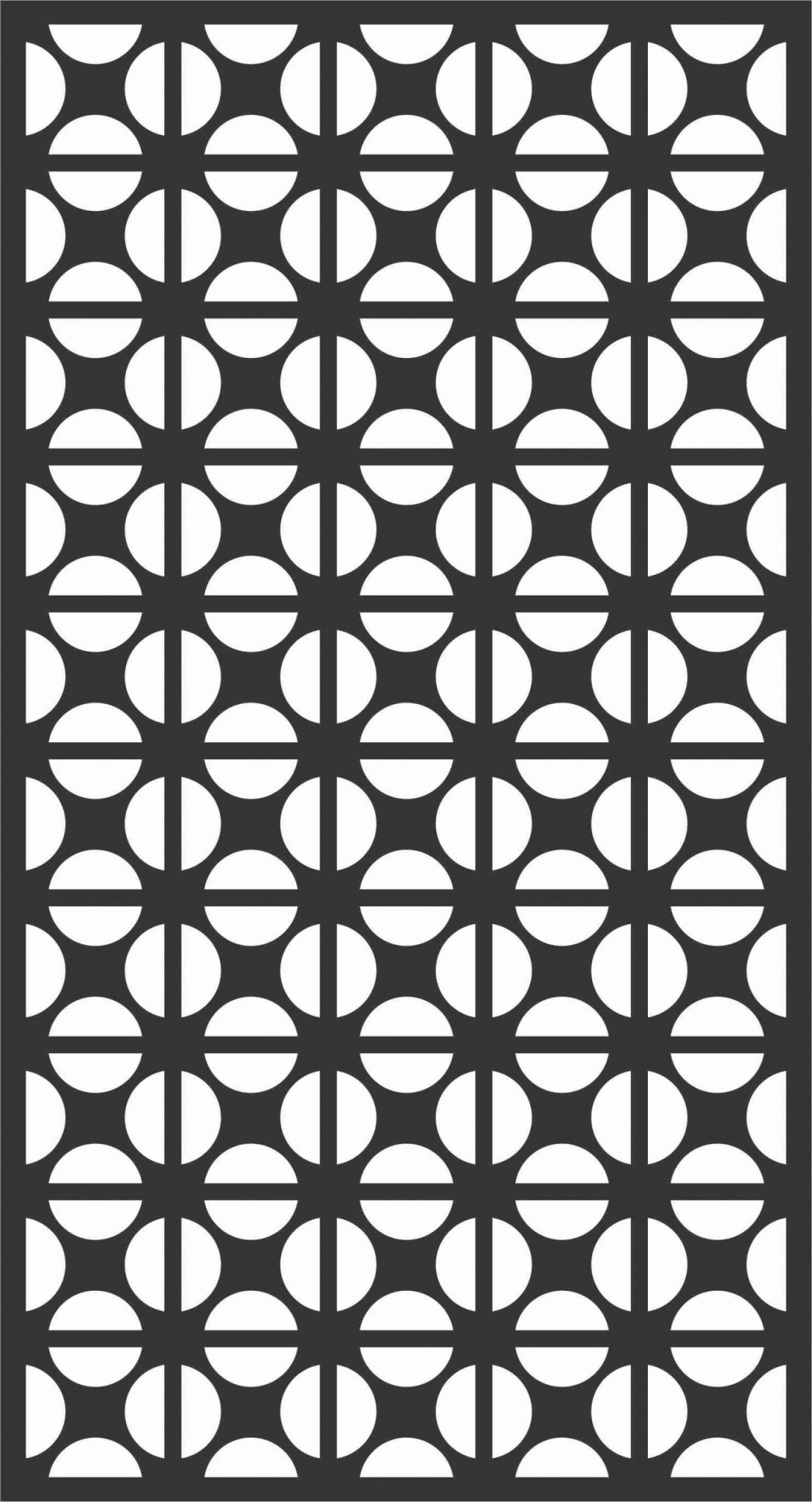 Floral Screen Patterns Design 31 Free DXF File