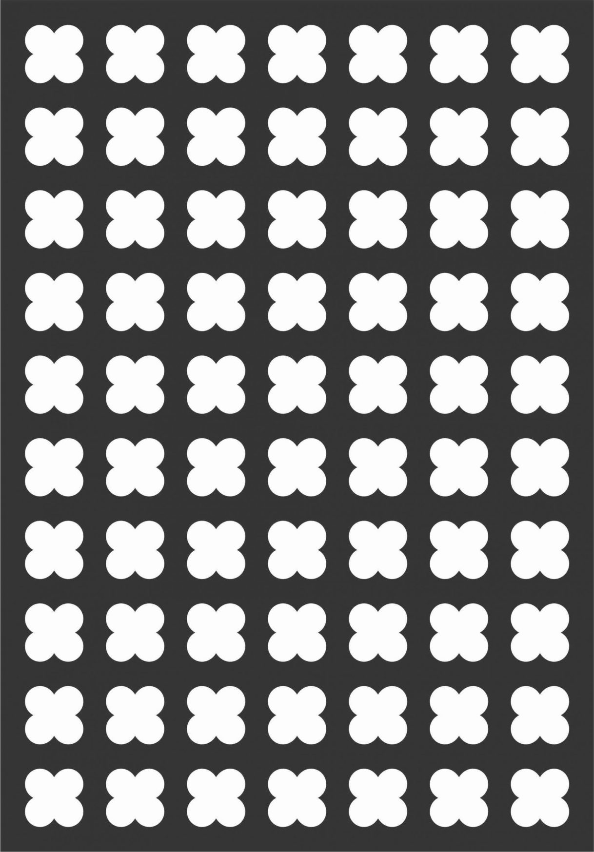 Floral Screen Patterns Design 91 Free DXF File