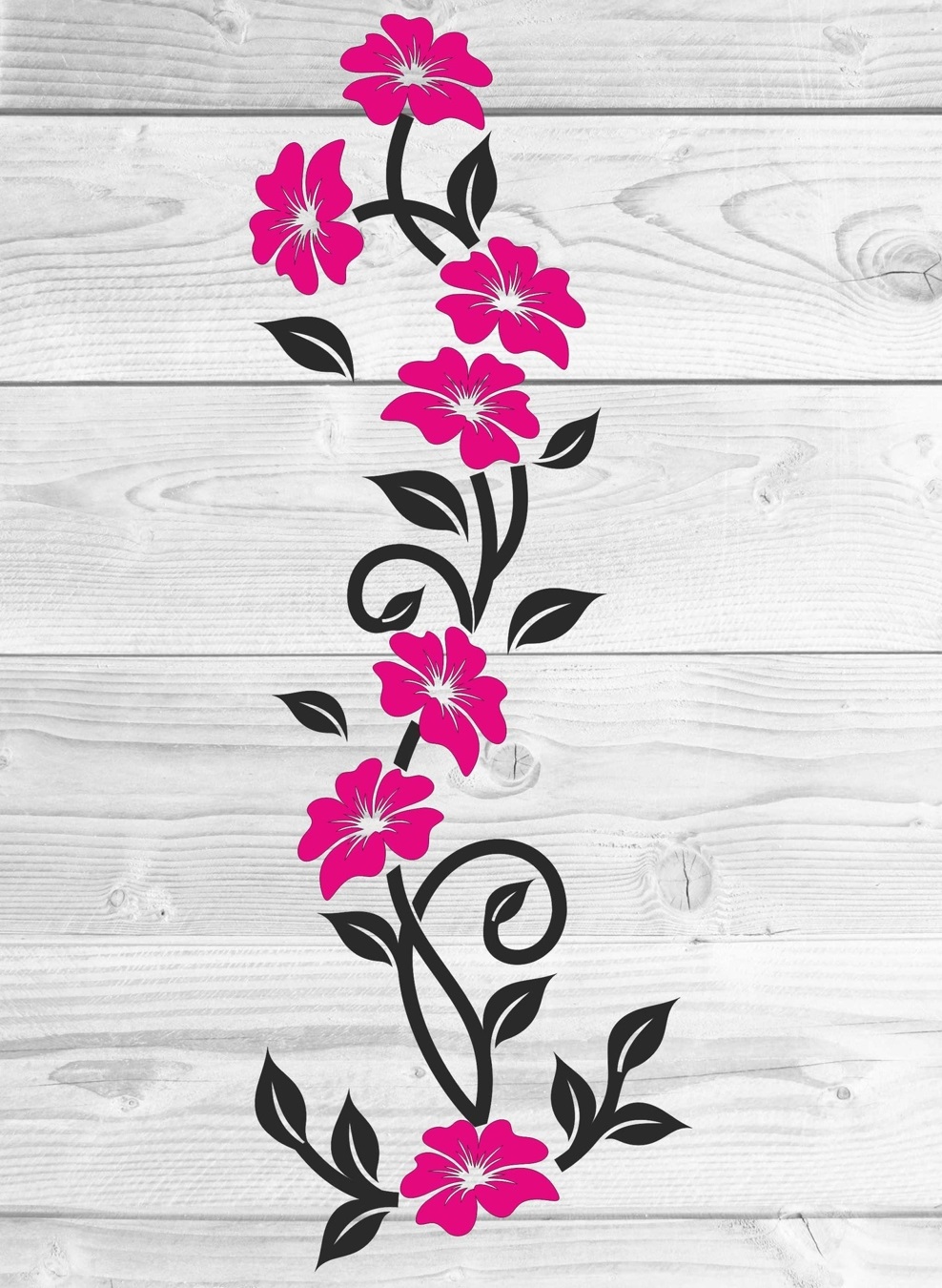 Floral Wall Decor For Laser Cutting Free Vector File