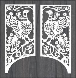 Gangster Rooster Pattern For Laser Cut Cnc Free Vector File