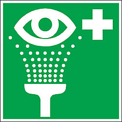 green-eyewash-sign Free DXF File