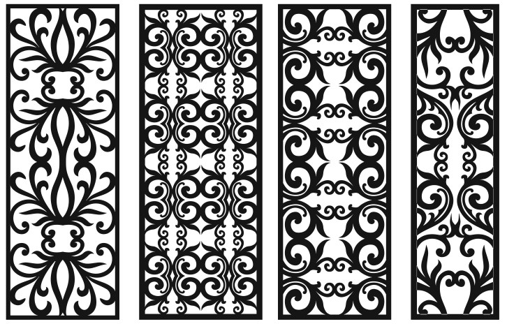 Grill Design Pattern Decoration 1 Free Vector File